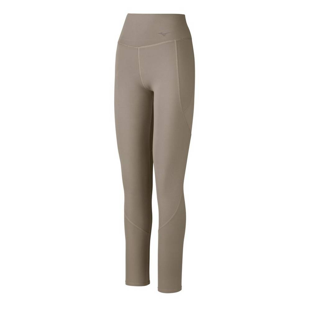 Mizuno Full Length Instinct Női Leggings Khaki PZC527039